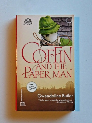 COFFIN AND THE PAPER MAN Butler John Coffin Mystery 1990 Paperback 6560