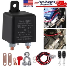 Car Battery Switch Disconnect Power Kill Master Isolator Cut Off Remote Control