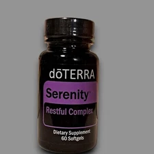 doTERRA Serenity Restful Complex 60 Softgels Exp date 11.2026 New