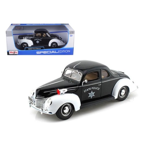 Maisto 1939 Ford Deluxe State Police Car Special Edition 1 18 For Sale Online Ebay