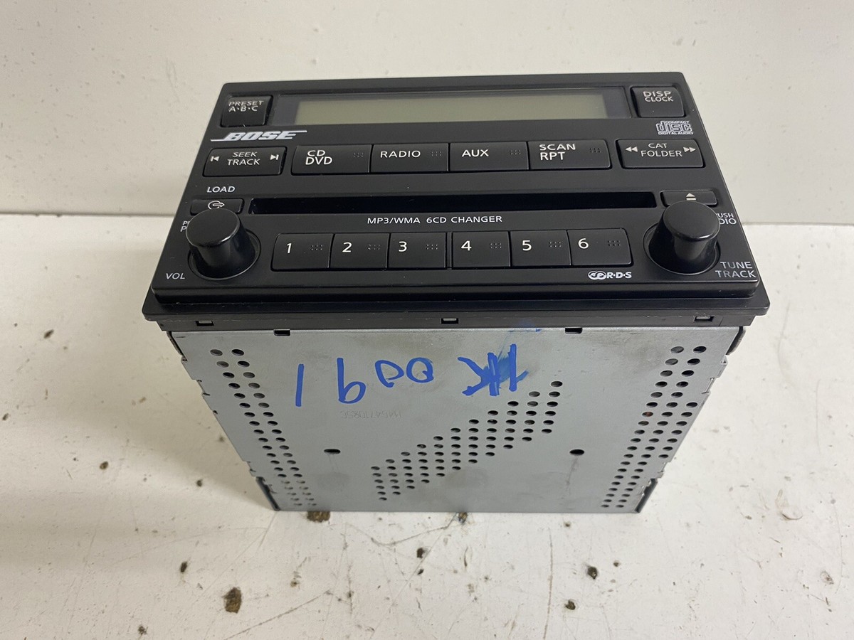 2006-2007 Nissan Pathfinder Bose 6 Disc CD Changer Radio 2006-2007 Nissan Pathfinder Bose 6 Disc CD Changer Radio