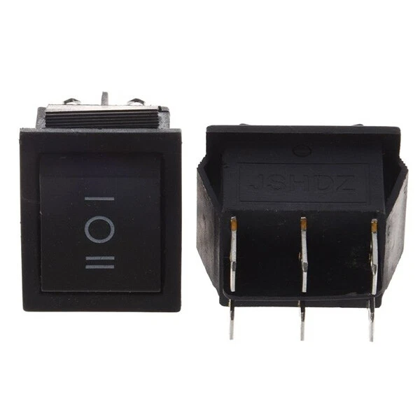 ON OFF ON 3 POSIZIONI DEVIATORE INTERRUTTORE AUTO PLASTICA MOTO METALLO mg - Immagine 4 di 4