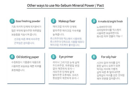 INNISFREE Kein Talg-Mineralpakt 8.5g Öl-Kontrolle-lichtdurchlässiges Pulver - Bild 10 von 12
