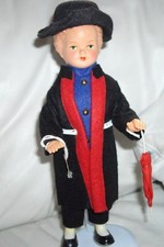 Vintage German Celluloid Black Forest Doll MOLL'S TRACHTEN-PUPPEN