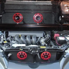 2* 110db Super Tone Horn Super Loud Compact Electric Blast Tone Car Air Horn 12V