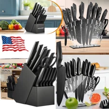 Chef Knife Set Rust Proof Kitchen Knives Set Stainless Steel Nonstick Knife Set