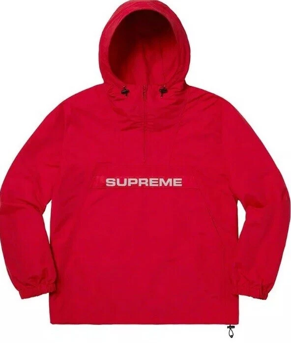 SUPREME Heavy Nylon Anorak Red M RUNNING LTD ED