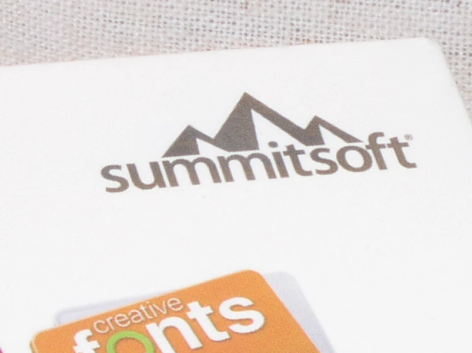 SELLADO SUMMITSOFT COLECCIÓN DE FUENTES CREATIVAS PC WIN/MAC LLAVE DE DESCARGA SOLO SIN DISCO Foto 4 de 4