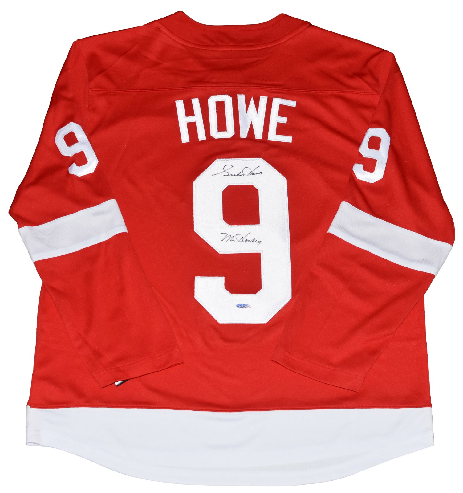 Gordie Howe Autographed Signed Detroit Red Wings #9 RED FANATICS JERSEY TRISTAR W/ MR HOCKEY 