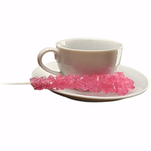 Palos Swizzle Pink It's a Girl, Rock Candy, 12 palos sabor cereza - Imagen 5 de 6