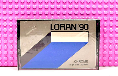 LORAN CHROME  90  1981  USA    TYPE II    BLANK CASSETTE TAPE (1)  (SEALED)