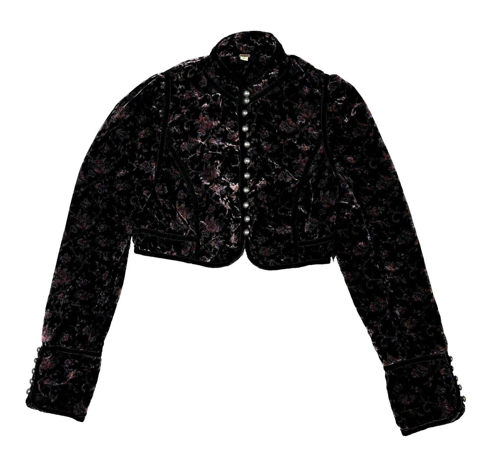 Chaqueta militar de Paisley Tamaño Regular abrigos, chaquetas y chalecos para Mujeres