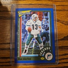 2022 Panini Classics - Legends Dan Marino #107 Timeless Tributes Light Blue /125