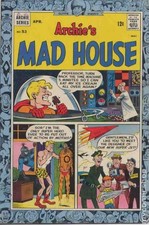 Archie's Madhouse #53 VG 1967 Stock Image Low Grade