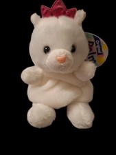 Aurora, 33945, Palm Pals Priscilla Princess Kitty 5In, Soft Toy, White