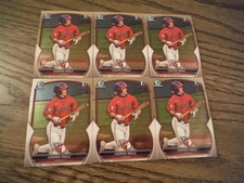 COOPER INGLE -(6x) 2023 Bowman Chrome Draft 1st prospect ( LOT ) Guardians HOT