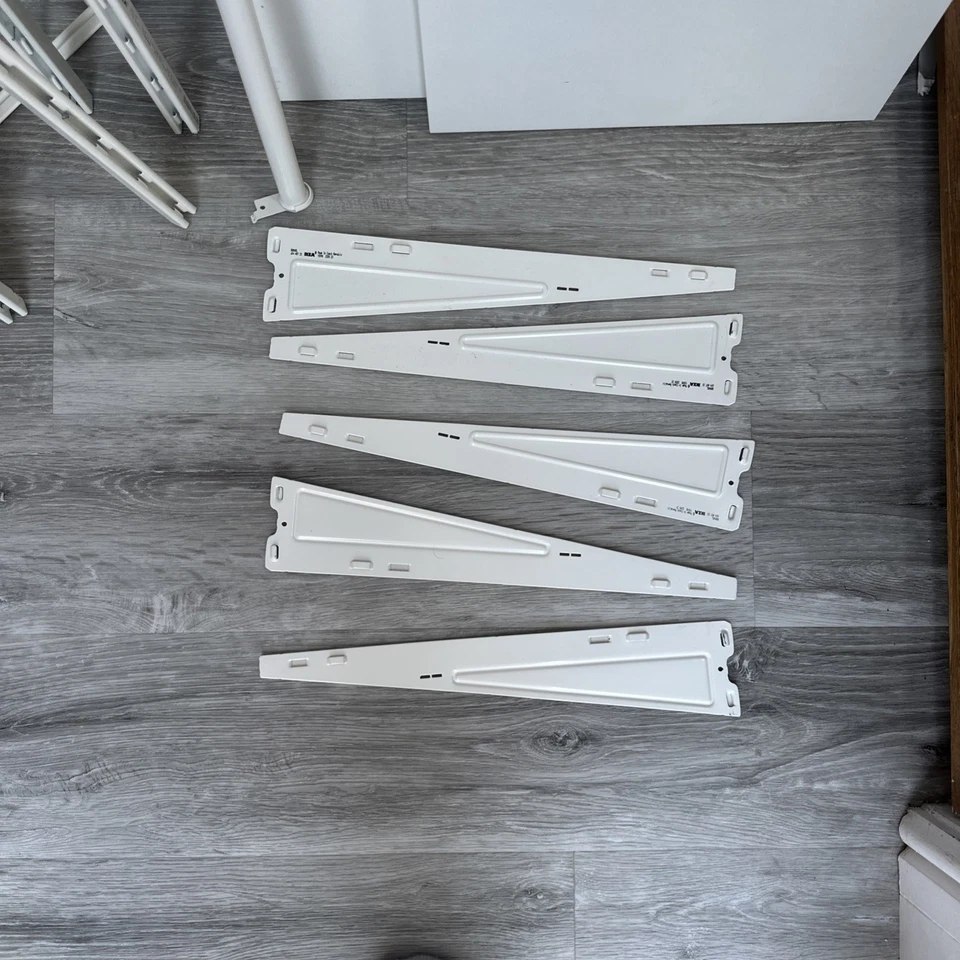 Shelving System IKEA Boaxel Wardrobe combination shelves rails   brackets etc - Image 2 of 4