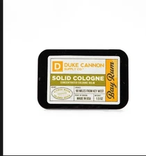 NEW - Duke Cannon Bay Rum Solid Cologne