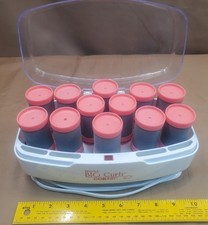 CONAIR More Big Curls 12 Pink JUMBO HOT Rollers/Curlers CHV12N NO Clips Tested