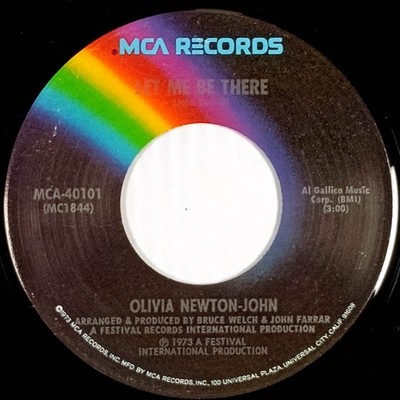 Olivia Newton-John - Let Me Be There / Maybe Then I'll Think of You [7'' 45 rpm]