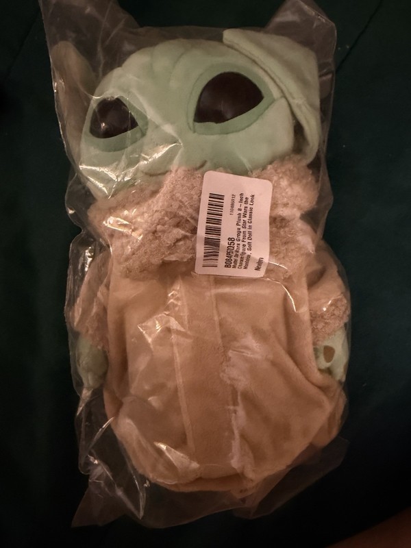 Mattel Star Wars the Mandalorian Grogu 8" Plush Stuffed Toy 