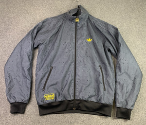 Vintage Adidas CHILE 62 Track Jacket Mens Medium Grey Full Zip Size M