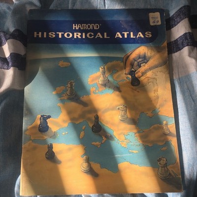 Vintage 60s Color Maps Hammond Book Historical Atlas World 1968
