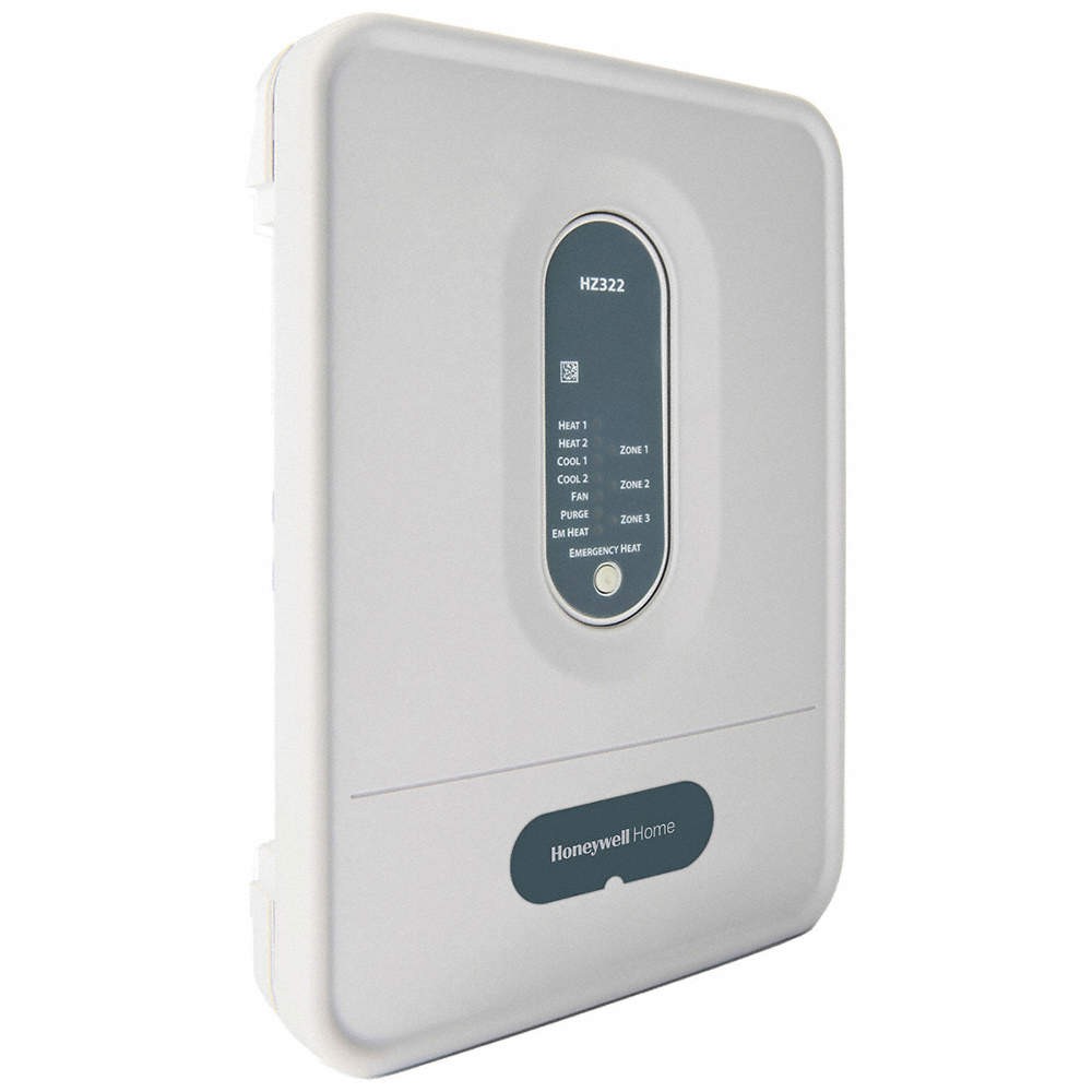 HONEYWELL HOME  11.5"H 8"W 3 Zone Panel Grey 2Cool 2Heat 2GY