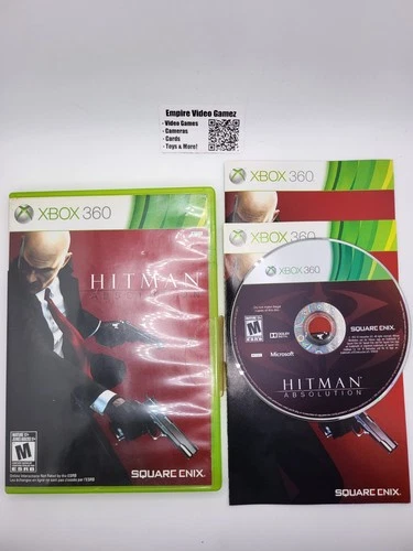 Hitman: Absolution (Microsoft Xbox 360, 2012) - Complete - CIB - Tested, Working