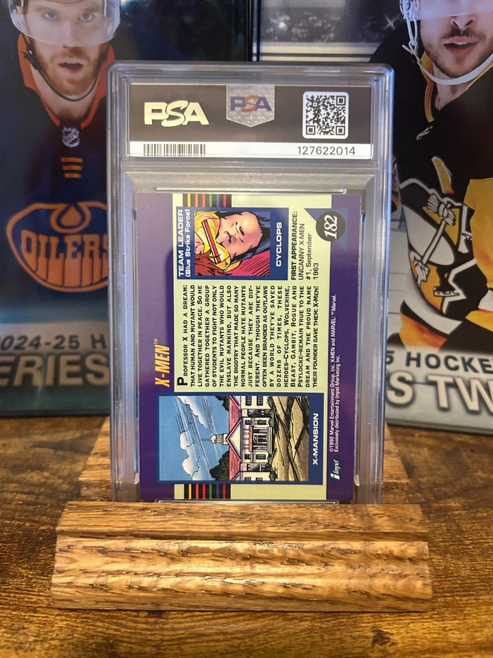 1992 MARVEL UNIVERSE IMPEL X-MEN #182 GEM MINT PSA 10 - Image 2 of 2