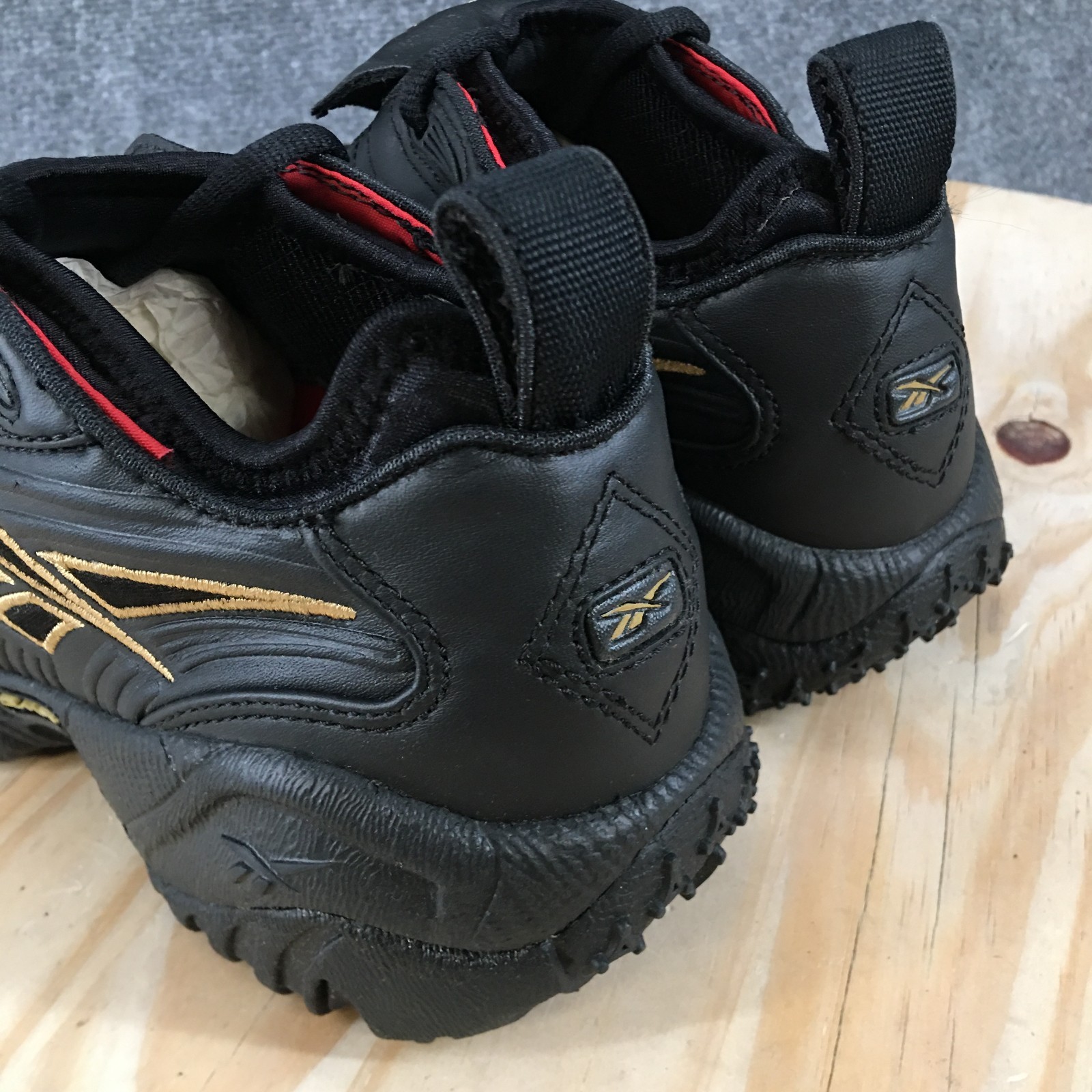 Reebok Shoes Men 7 Answer III Sneaker Black Lace Up Low Top Comfort Athletic NEW