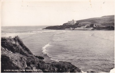 BURGH ISLAND VON BIGBURY-ON-SEA, DEVON ~ GEBRAUCHT ~ UNBESPIELT