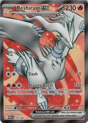Reshiram ex 158/086 Ultra Rare Full Art Holo - Scarlet & Violet: White Flare
