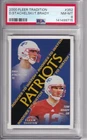 2000 Fleer Tradition Tom Brady/Stachelski RC PSA 8
