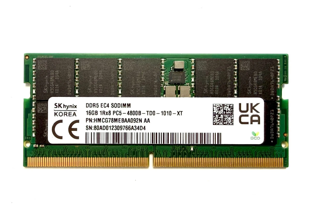 SO-DIMM 16 GB ECC RAM Computer Memory (RAM) for sale | eBay