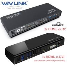 Laptop Docking Station USB C HDMI Hub Triple Monitor MultiOption For Mac Windows