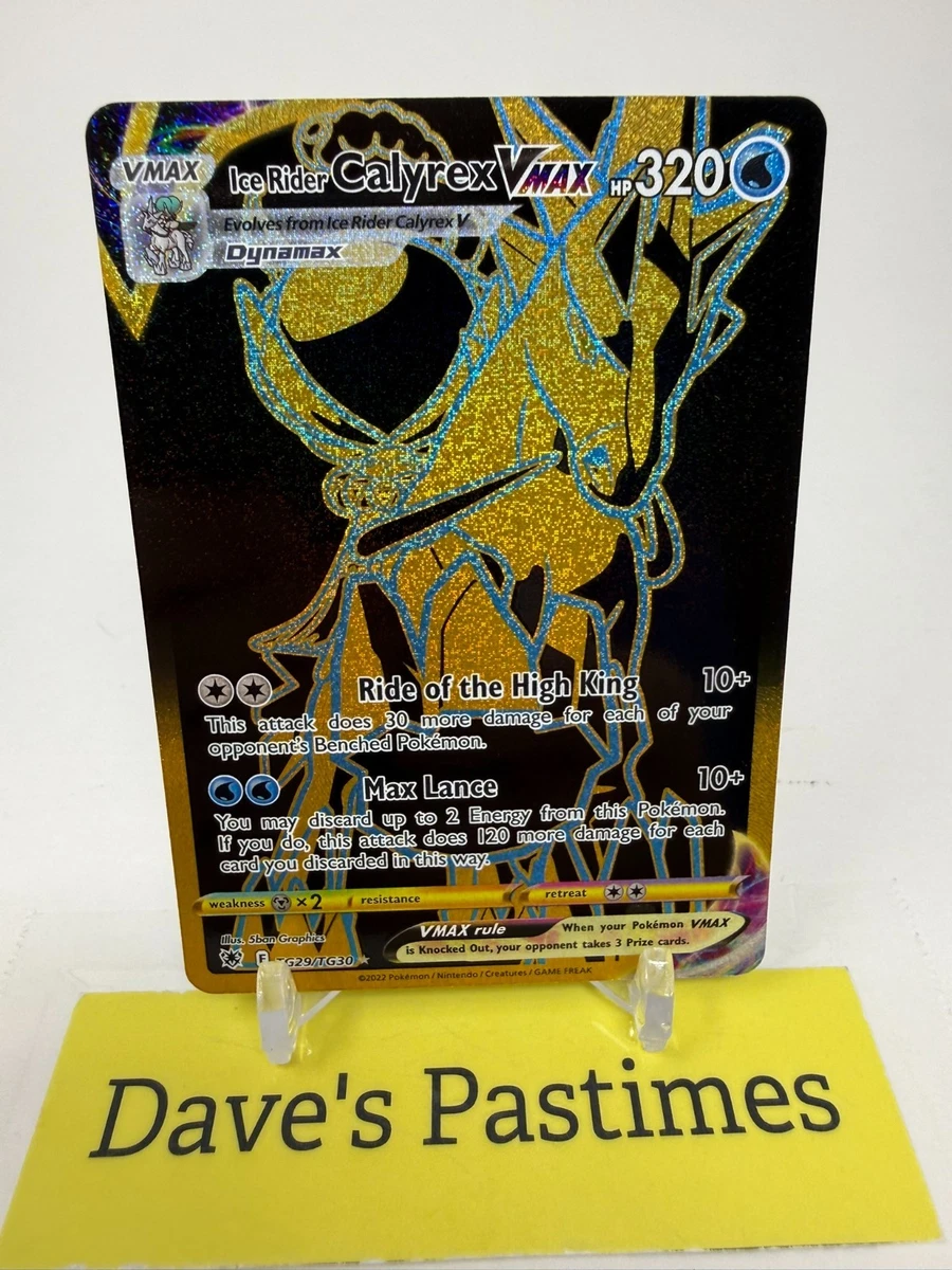 Ice Rider Calyrex VMAX Pokémon TCG Cards for sale | eBay