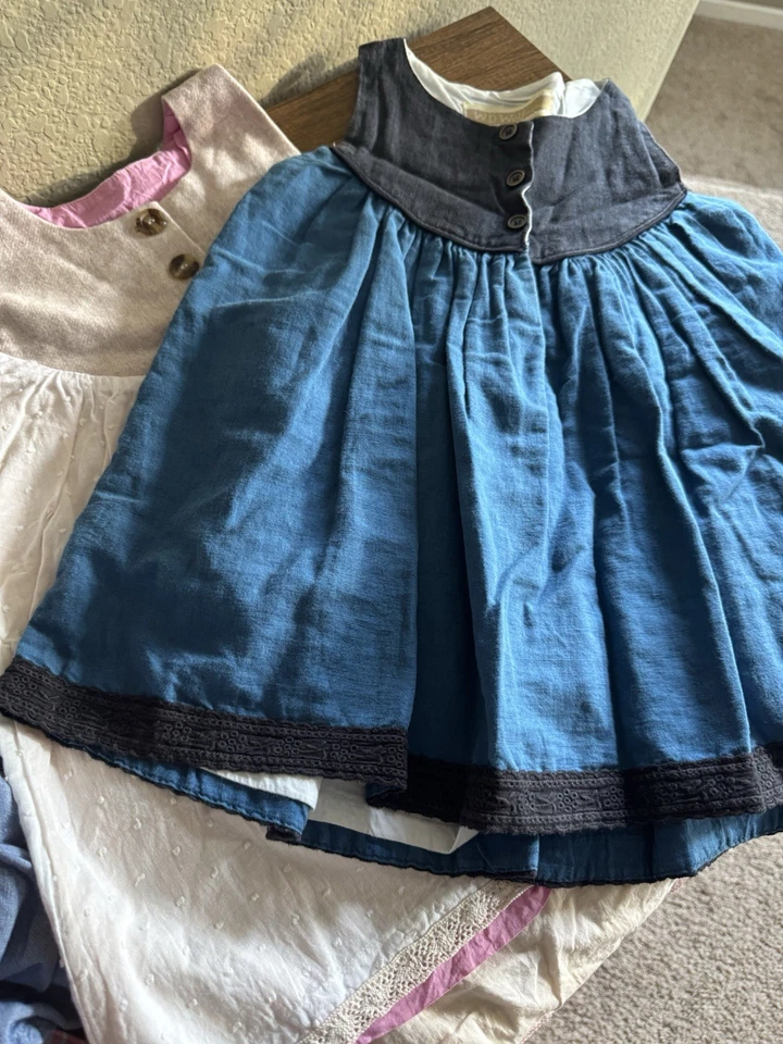 Vestido Well Dressed Wolf Niños Talla 4 Lote de 2 Algodón Foto 2 de 4