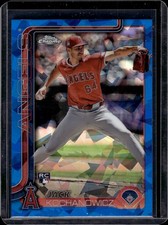 2025 Topps Chrome Sapphire Edition Jack Kochanowicz #121 RC Angels