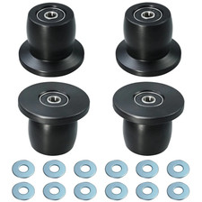Qty.4 Machined Wheels/Rollers with Total Gym , Fits Models XL, XLS,  Fit wit