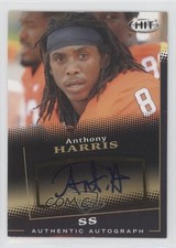 2015 Sage Hit Auto Black Anthony Harris #A48 Auto 11n6