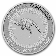 2026 Australia 1 oz Platinum Kangaroo BU 2208.32 per troy oz