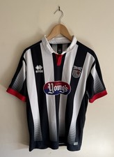 Grimsby Town FC 2016/2017 Home Errea Football Shirt Trikot Herren Größe XL