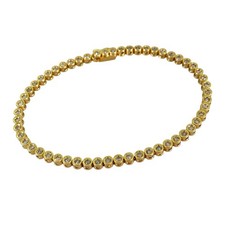 Tennis bracelet Yellow gold Diamond