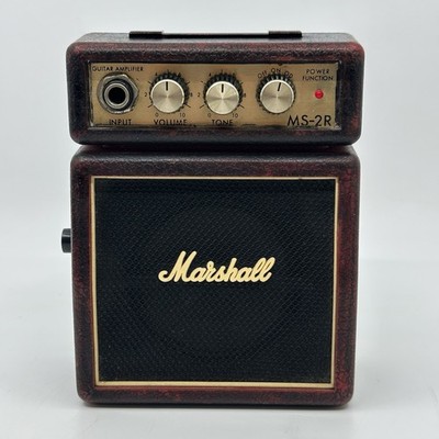 RARE Marshall Mini Stack Series MS-2R Micro Guitar Amplifier Tested Working