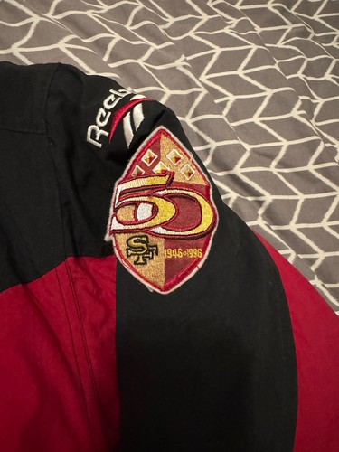 Reebok NFL Proline Authentic San Francisco 49ers Jacket- XL - Picture 5 of 8