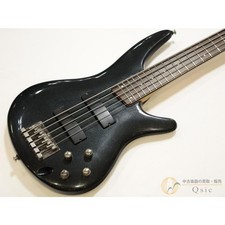 Basso elettrico Ibanez SR305 PW 5 corde 2008 con custodia morbida usato Giappone