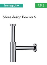 Hansgrohe Flowstar S Chrome Design Siphon.  11/4- 32