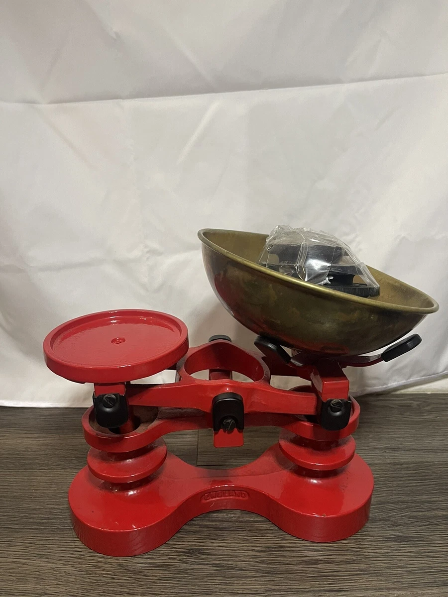 Traditional kitchen scales with cheap weights