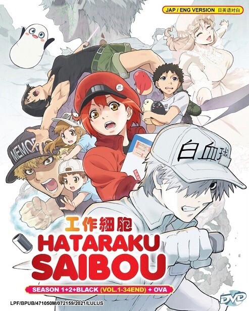 Hataraku Saibou!! (Season 1&2 + Code Black + OVA) ~ All